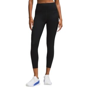 LULULEMON Fast and Free High-Rise Tight 18.5" Black Leggings size 8 Workout Walk